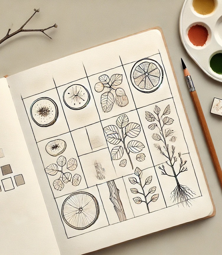 Bitki Ressamlığında Doku Çalışmaları